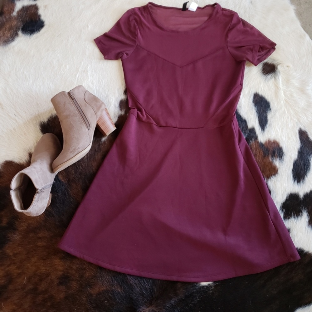 Maroon Dress